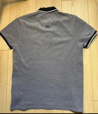 Polo Kenzo gris con logo tigre