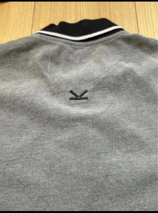 Polo Kenzo gris con logo tigre