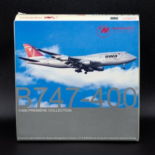 Maqueta Avión Boeing 747 Northwest Airlines 1:400