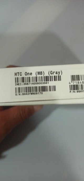 HTC One M8 Caja Original Gris/Plata