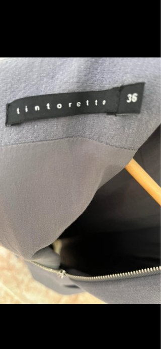 Vestido Tintoretto gris