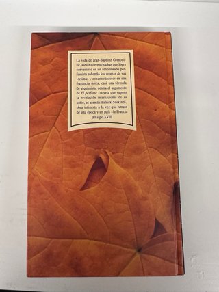 El Perfume Patrick Süskind Libro