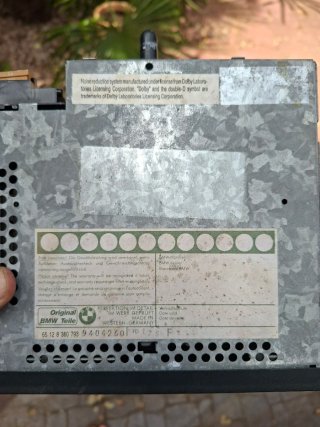 Radio Original BMW Business RDS (Ref: 65128360793)