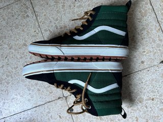 Vans SK8-Hi Negras y Verdes