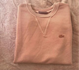 Sudadera Lacoste rosa talla 40