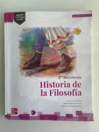 Historia de la filosofía, 2 Bachillerato