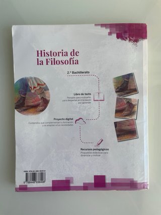 Historia de la filosofía, 2 Bachillerato