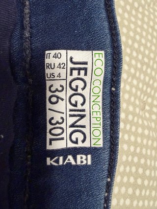 Pantalón Maternidad Tejano Azul Kiabi Talla 36