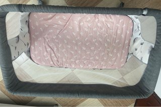 Minicuna bebé Lionelo con colchón