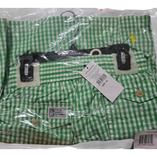 Bañadores de cuadros verde y blanco Original 100%