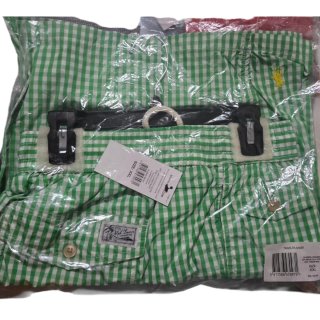 Bañadores de cuadros verde y blanco Original 100%