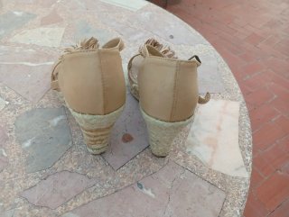 Sandalias Mustang esparto beige