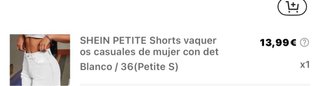 Pantalones Vaqueros Blancos Rotos  NUEVOS