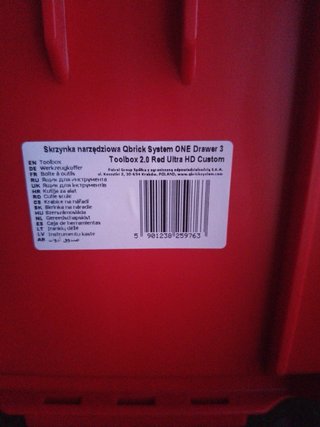 Caja de herramientas QBRICK System PRO ONE