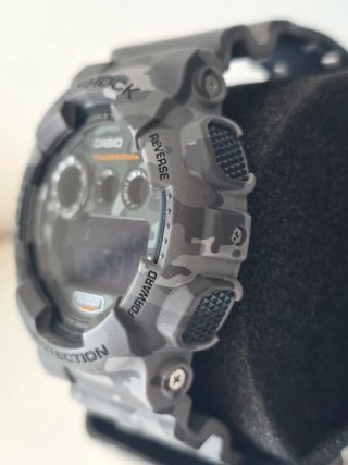 Casio G-Shock GD-120CM-8ER Camo Gris - ¡NUEVO!