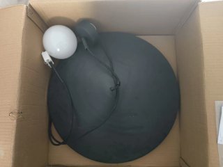 Lámpara colgante Ideal Lux Yurt SP1 D50 Negra