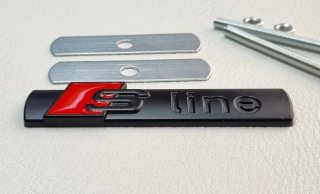 Logo Emblema Audi Sline Parrilla Calandra Rejilla
