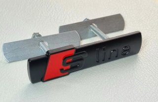 Logo Emblema Audi Sline Parrilla Calandra Rejilla