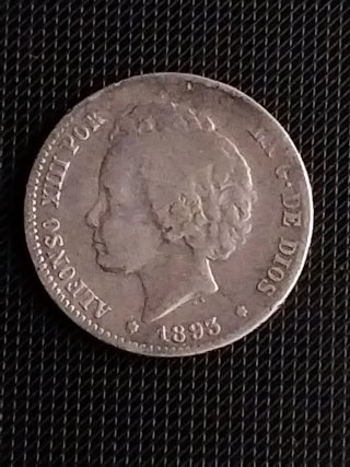 Lote 3 Monedas PLATA Siglo XIX
