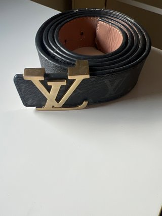 Cintura Louis Vuitton Nero e Oro