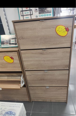 Zapatero Mueble Madera Blanco