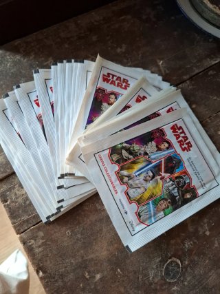 LOTE 20 SOBRES SIN ABRIR STAR WARS