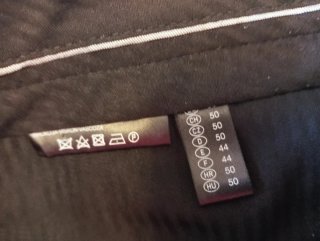 Traje de chaqueta gris oscuro hombre