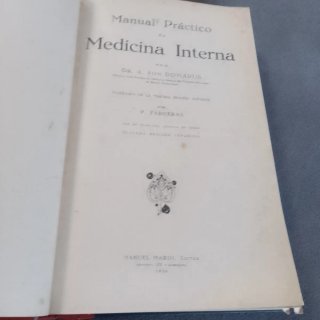Libro antiguo 1930 medicina ilustrado