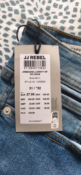 Pantalones vaqueros JJ Rebel chico