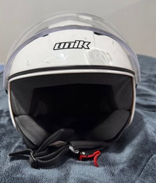 Casco Moto Unik Talla M Blanco
