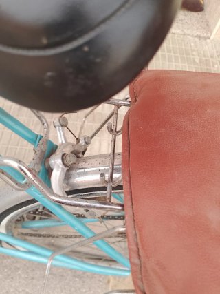 Sillita bici bebé antigua