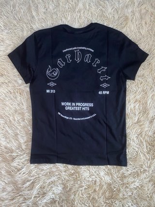 T-shirt Carhartt Preta Tamanho L