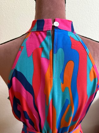 Vestido midi estampado sin estrenar Talla L