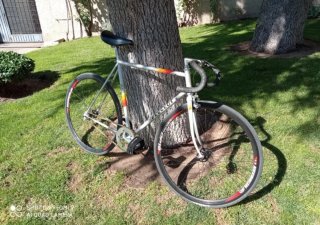 Bicicleta Fixie Peugeot Plateada T. 57