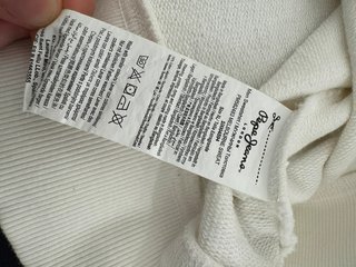 Pullover felpa Pepe Jeans bianca taglia XL