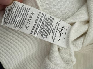 Pullover felpa Pepe Jeans bianca taglia XL