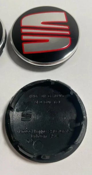 TAPAS BUJE RUEDA LLANTA SEAT LEÓN IBIZA CUPRA 56MM