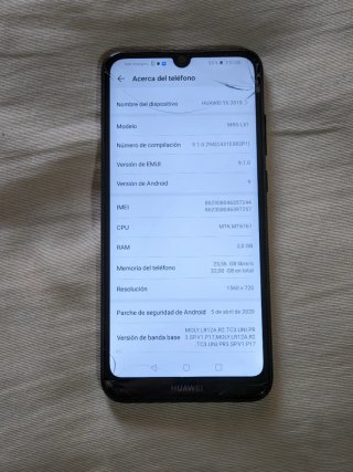 Huawei Y6 2019 Negro