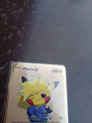 Carta Pokémon Pikachu V 550 PS