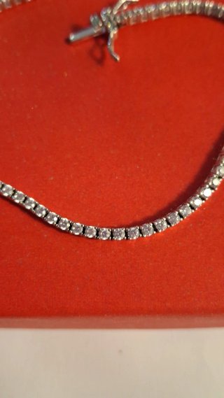 Bracciale tennis Argento 925 lunghezza 21cm