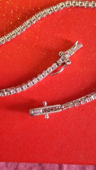 Bracciale tennis Argento 925 lunghezza 21cm
