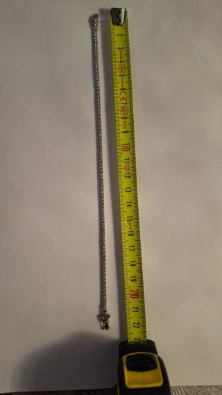 Bracciale tennis Argento 925 lunghezza 21cm