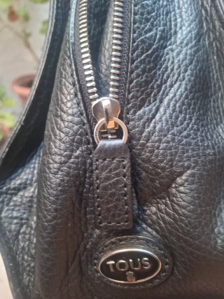 Bolso Tous Piel Negro Elegante