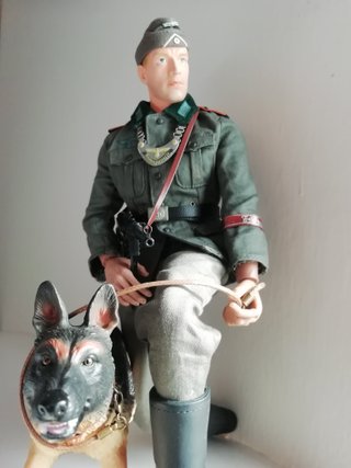 Action Figure 1/6 Polizia Tedesca WW2 con Cane