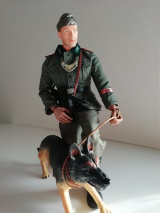 Action Figure 1/6 Polizia Tedesca WW2 con Cane
