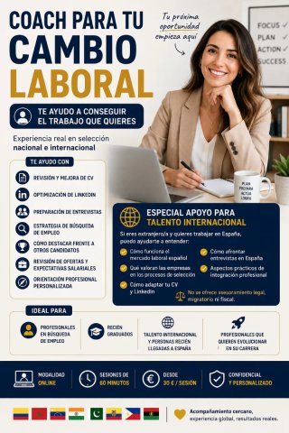 Coach laboral experta internacional