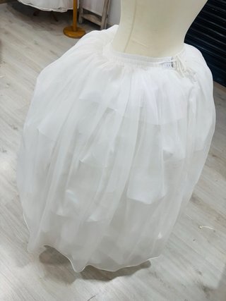 Cancán blanco de tul