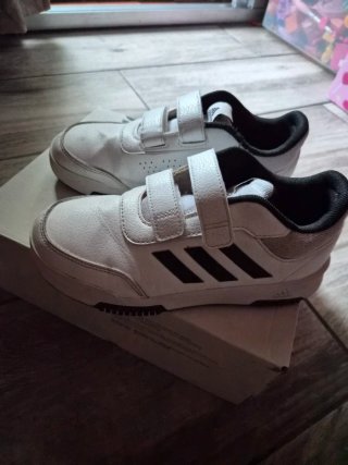 Zapatillas Adidas Blancas Velcro Niños