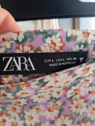 Bonita Falda Zara floral verano