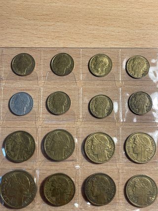 Colección de monedas francesas